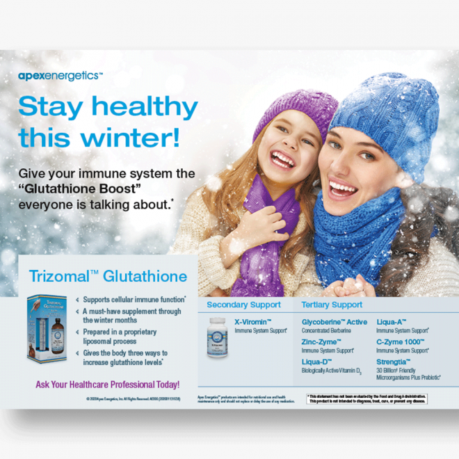 Stay Healthy This Winter Postcard